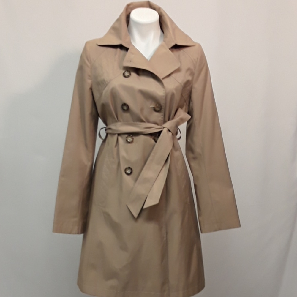 DKNY Khaki Trench Coat